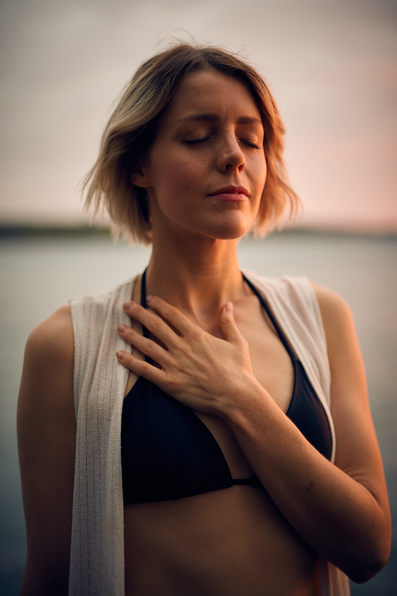 Heart coherence and nervous system regulation diagram, Living with Intention